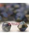 Tupi Swarovski 4mm, White Opal Sky Blue