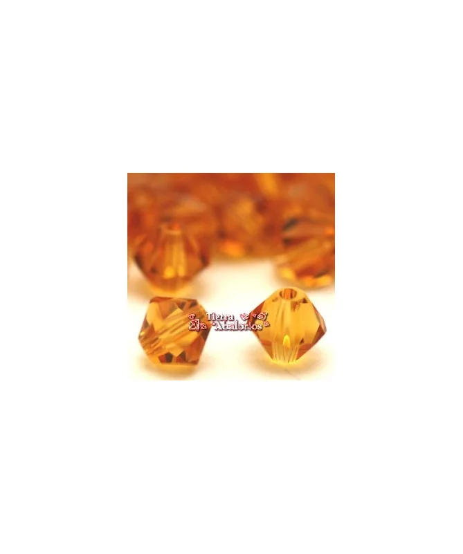 Tupi Swarovski 4mm, Topaz