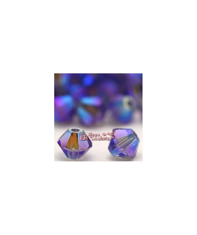 Tupi Swarovski 4mm, Tanzanite AB2X