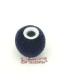 Bola Rellena de Bolitas 14mm Agujero 3mm Azul Marino