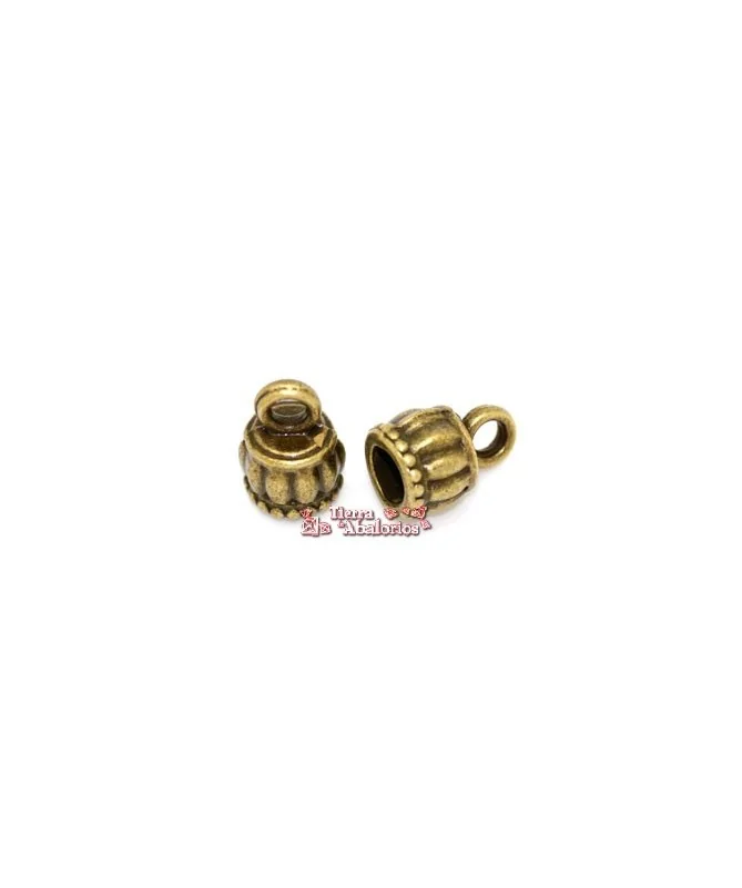 Terminal 15x10mm Agujero 6mm, Oro Viejo