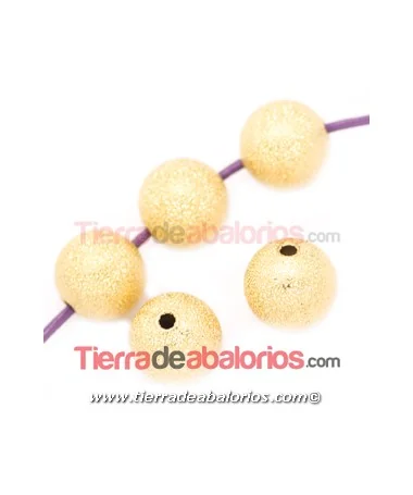 Bola Brillo 6mm Agujero 1,5mm, Dorada