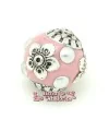 Bola Metálica Esmaltada 19mm Agujero 1,5mm Rosa