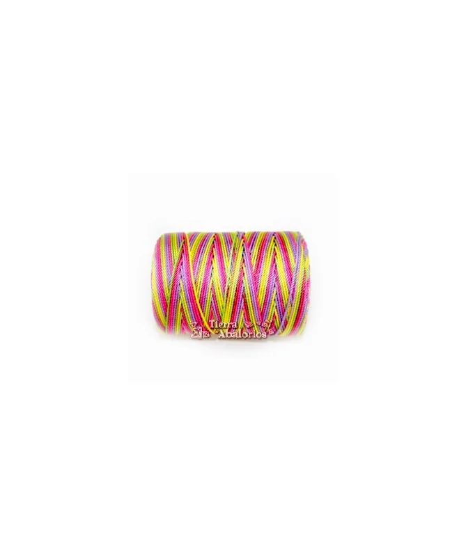 Hilo Trenzado de Nylon 1,5mm - Multicolor Fluorescente Hilo Trenzado de Nylon 1,5mm - Multicolor Fluorescente