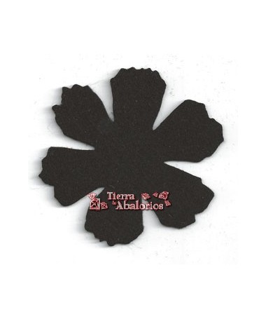 Flor 80mm Negra