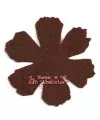 Flor 80mm Marron