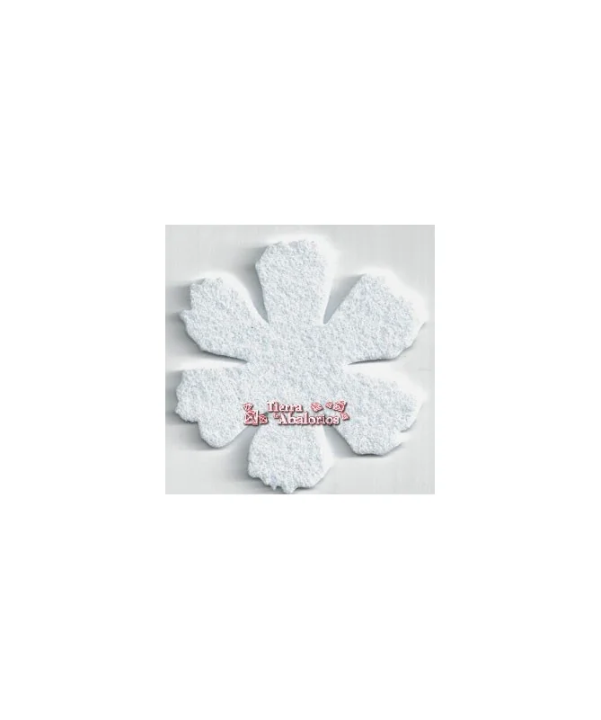 Flor 80mm Blanco