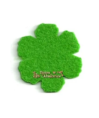 Flor 45mm Verde Hierba