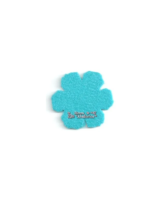 Flor 45mm Turquesa