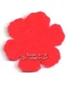 Flor 45mm Rojo