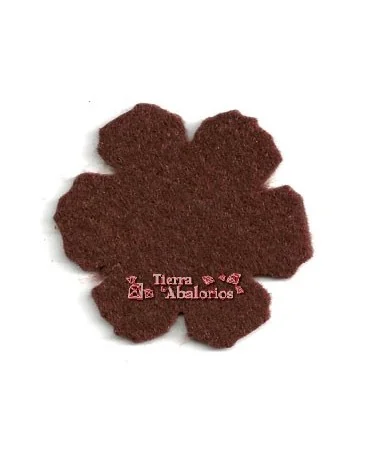 Flor 45mm Marrón