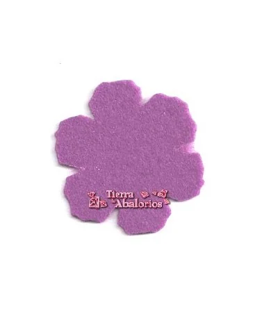 Flor 45mm Lila