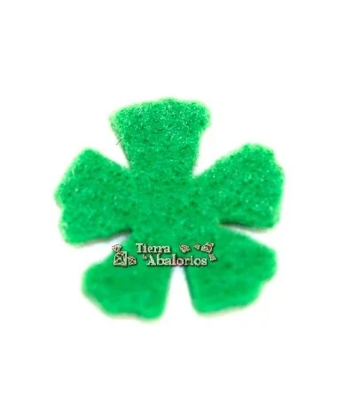 Flor 28mm Verde Hierba