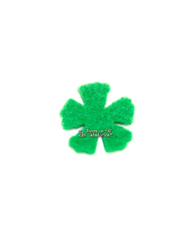 Flor 28mm Verde Hierba