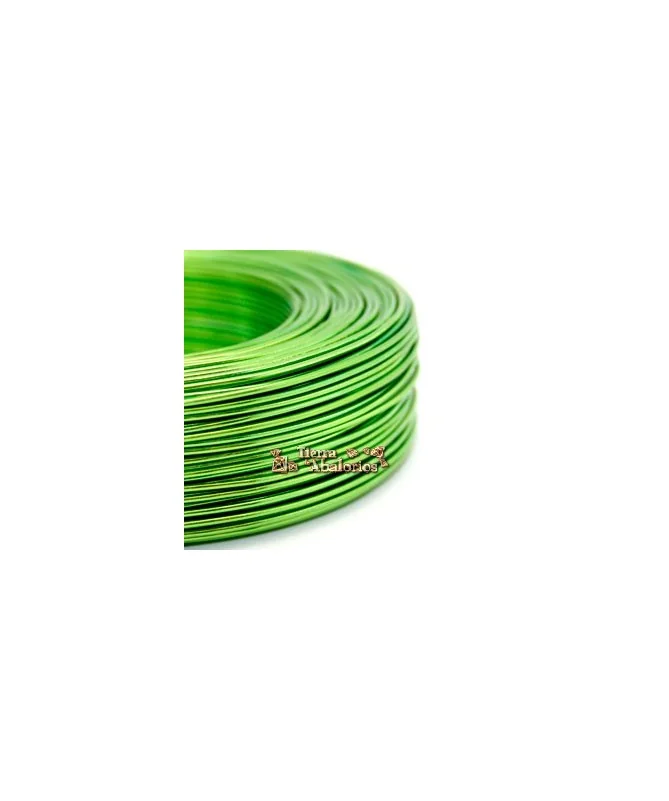 Hilo de Aluminio Moldeable 2mm, Verde Hilo de Aluminio Moldeable 2mm, Verde