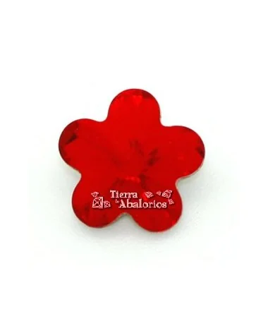 Cabujon Flor Swarovski 10mm, Light Siam