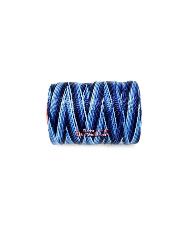 Hilo Trenzado de Nylon 1,5mm - Azul Degradee Hilo Trenzado de Nylon 1,5mm - Azul Degradee