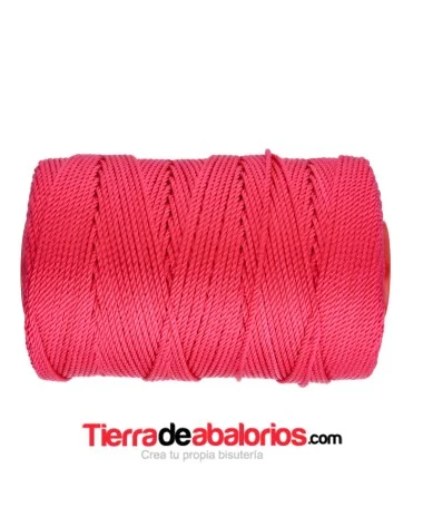 Hilo Trenzado de Nylon 1,5mm - Fucsia (180 metros) Hilo Trenzado de Nylon 1,5mm - Fucsia
