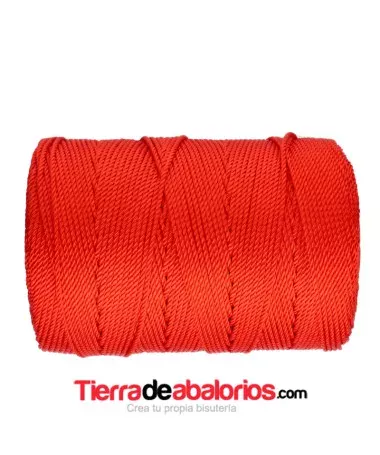 Hilo Trenzado de Nylon 1,5mm - Naranja (180 metros) Hilo Trenzado de Nylon 1,5mm - Naranja