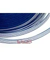 Lazo 10mm Rayado Blanco y Azul