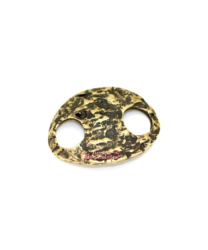 Calabrote Piedra 44x35mm, Oro Viejo