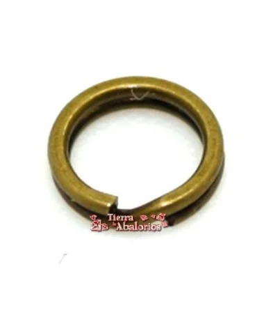 Anilla Doble 5mm Oro Viejo