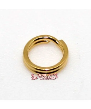 Anilla Doble 5mm Dorada