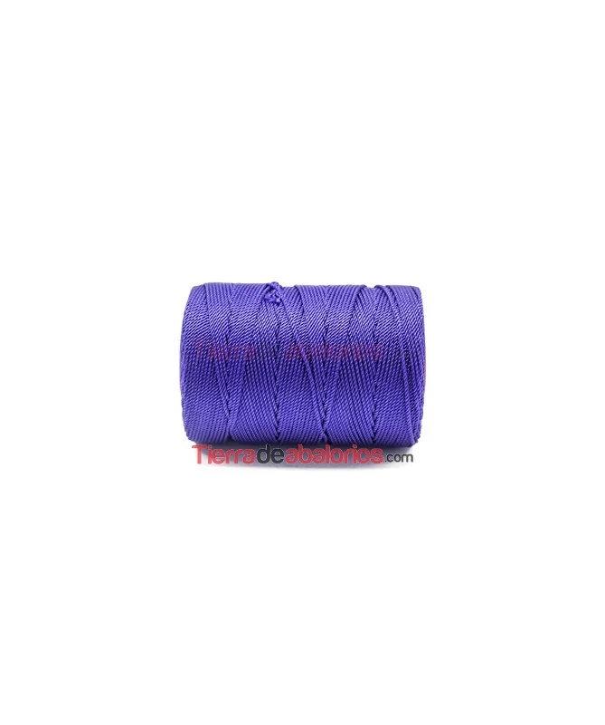 Hilo Trenzado de Nylon 1,5mm - Morado Hilo Trenzado de Nylon 1,5mm - Morado
