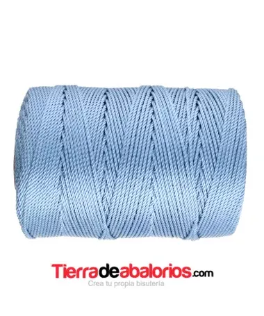 Hilo Trenzado de Nylon 1,5mm - Azul Claro (metro) Hilo Trenzado de Nylon 1,5mm - Azul Claro
