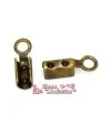 Terminal Mini para Cadena 7x1,5mm, Oro Viejo