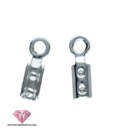 Terminal Mini para Cadena 3x1,5mm, Plateado (50 uds.) Terminal Mini para Cadena 3x1,5mm, Plateado