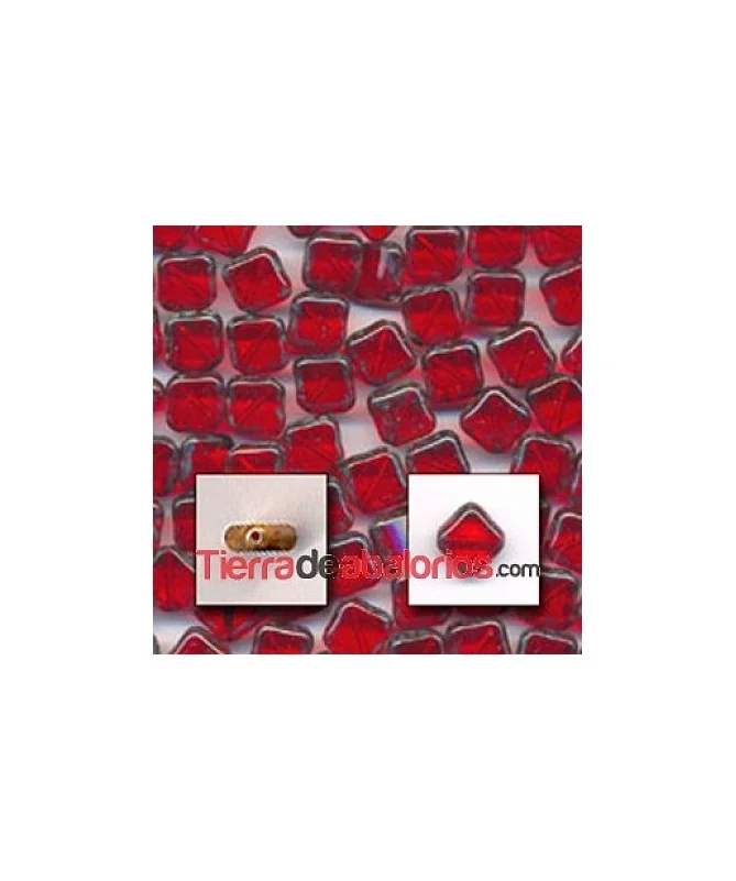 Rombo 12mm Siam con Efecto Picasso (20 uds.)