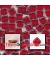 Rombo 12mm Siam con Efecto Picasso (20 uds.)