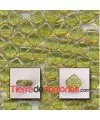 Rombo 12mm Olivine con Efecto Picasso (20 uds.)