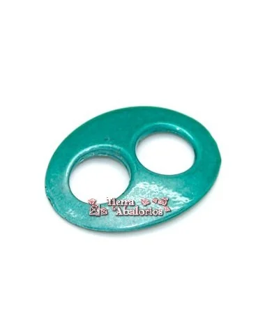 Calabrote 39x30mm Esmaltado Verde Calabrote 39x30mm Esmaltado Verde