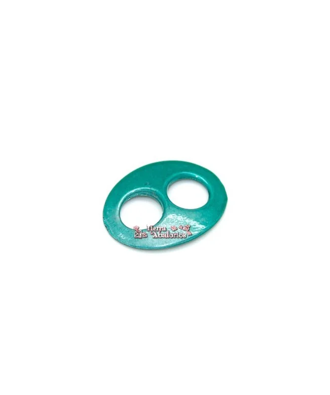 Calabrote 39x30mm Esmaltado Verde