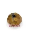 Rondel Facetado 8x6mm Agujero 1,5mm, Oro Viejo Metalizado