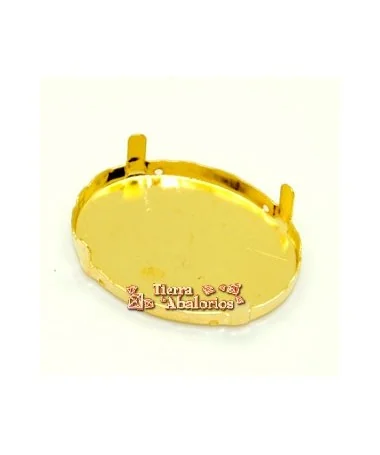 Engaste para Camafeo de 38x28mm Dorado Engaste para Camafeo de 38x28mm Dorado