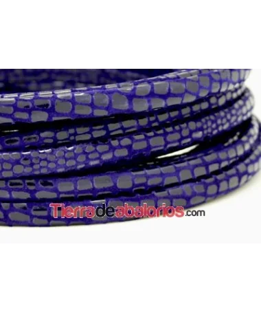 Ante de Cancun Media Caña 10x5mm Violeta Ante de Cancun Media Caña 10x5mm Violeta