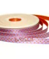 Lazo 10mm Lila Lunares Naranja
