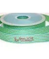 Lazo 15mm Ruban Garbo Verde Rayas Blue Zircon