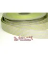 Lazo 15mm Ruban Garbo Lila Rayas Pistacho