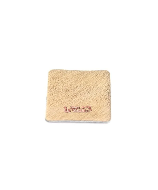 Cuadrado Piel de Potro 30mm Beige