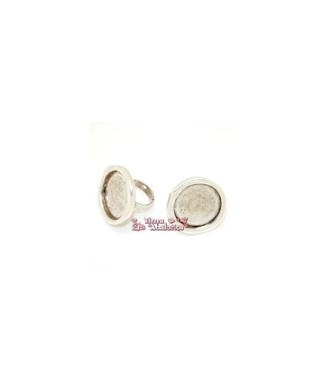 Anillo Ajustable Base 33mm Agujero 27mm, Plateado