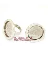 Anillo Ajustable Base 33mm Agujero 27mm, Plateado