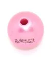 Resina Bola 20mm Agujero 3mm Rosa Chicle