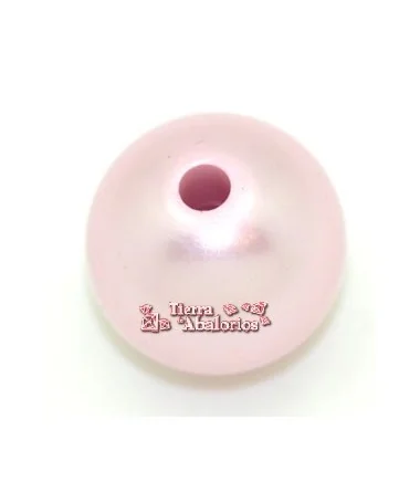 Resina Bola 20mm Agujero 3mm Rosa Bebé Resina Bola 20mm Agujero 3mm Rosa Bebé