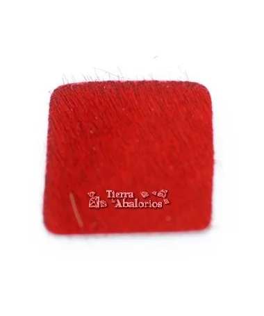 Cuadrado Piel de Potro 30mm Rojo Cuadrado Piel de Potro 30mm Rojo