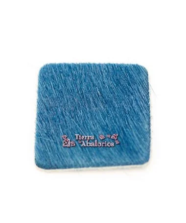 Cuadrado Piel de Potro 30mm Azul