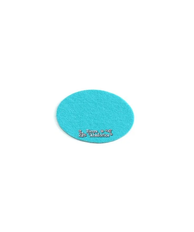 Ovalo 70x50mm Turquesa